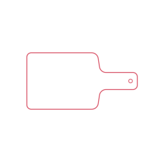 Objects Cutting Boards Ikea Proppmatt Chopping Board Handle Svg Line Art, Free Vectors File